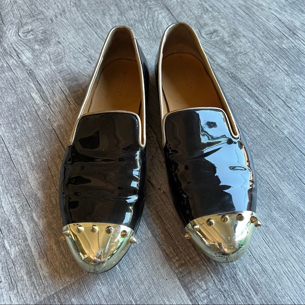 Tatoosh Flats Oxford Black Gold Size 38
